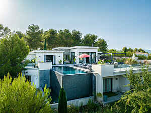 Luxueuse Villa 2 Piscines avec Spa et vue horizon mer au