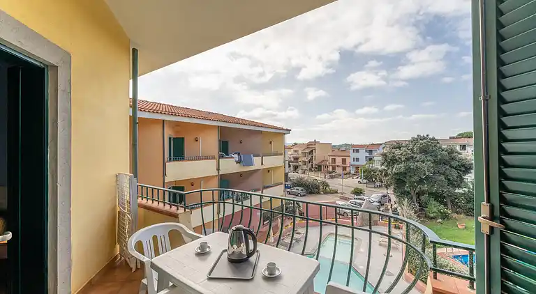 Das malerische Apartment Residence I Mirti Bianchi mit 2