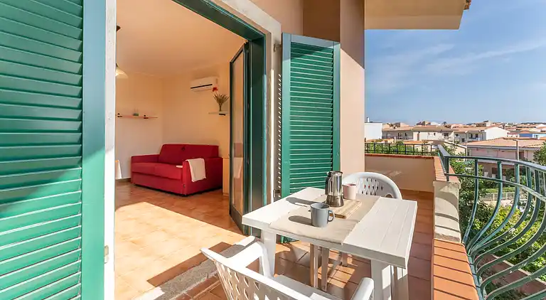 Das malerische Apartment Residence I Mirti Bianchi mit 2