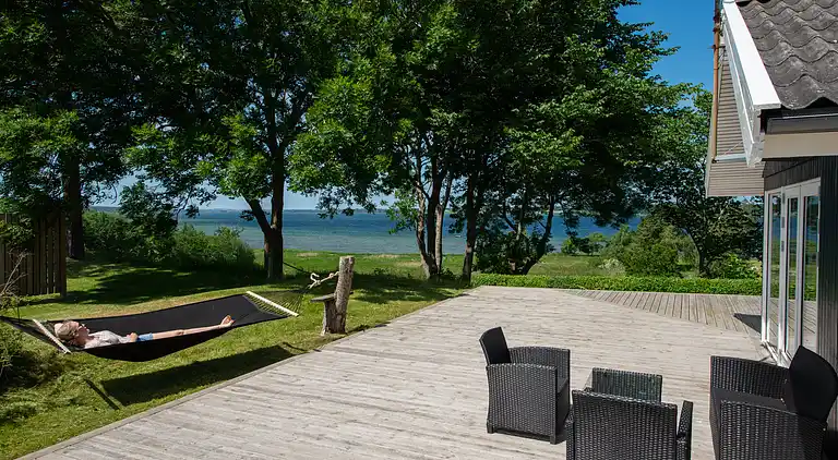 Ferienhaus mit Panoramablick auf Lammefjorden