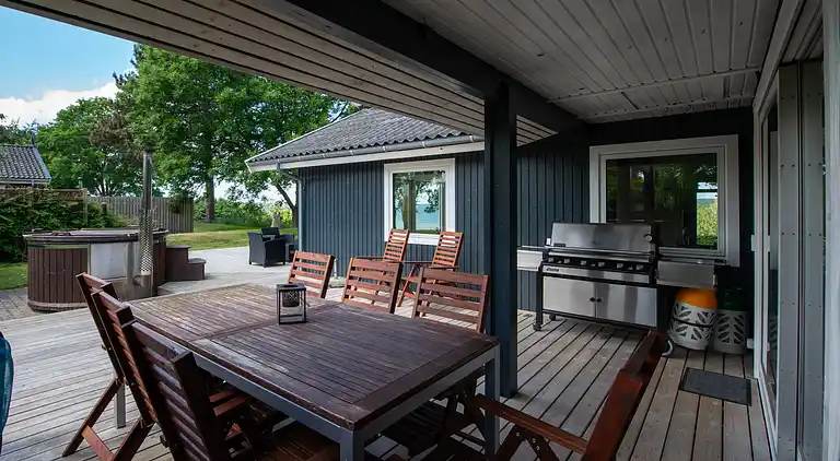 Ferienhaus mit Panoramablick auf Lammefjorden