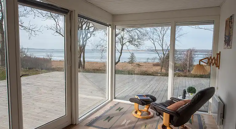 Ferienhaus mit Panoramablick auf Lammefjorden