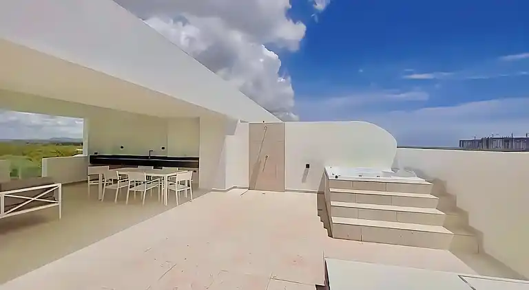 Ph in Cana Rock Star mit Blick auf den Golfplatz und Pool