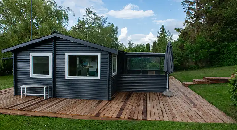 Schönes Ferienhaus mit Wildbad und guter Aussicht