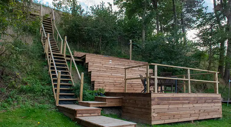 Schönes Ferienhaus mit Wildbad und guter Aussicht