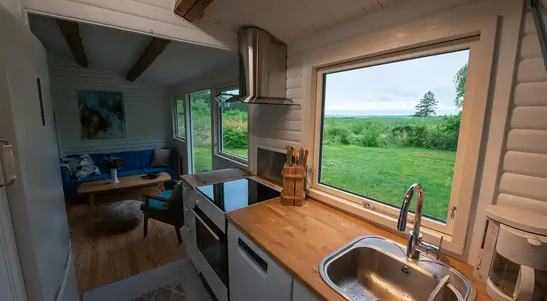 Schönes Ferienhaus mit Wildbad und guter Aussicht