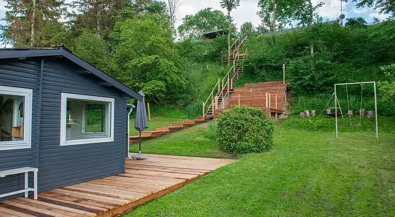 Schönes Ferienhaus mit Wildbad und guter Aussicht