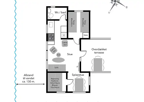 Schönes Ferienhaus mit Wildbad und guter Aussicht