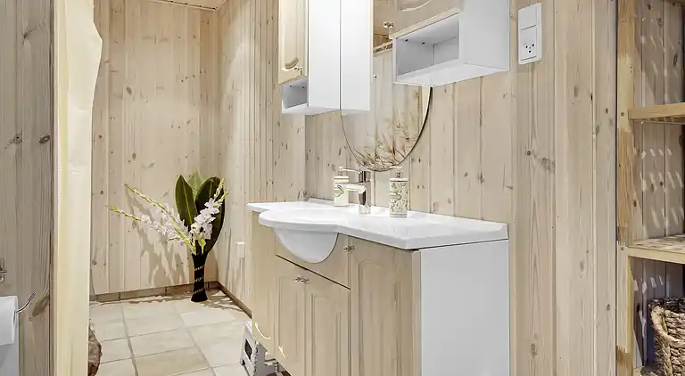 Idyllisches Ferienhaus 600 Meter zum Sandstrand