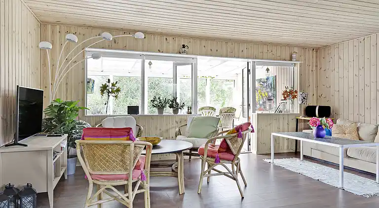 Idyllisches Ferienhaus 600 Meter zum Sandstrand