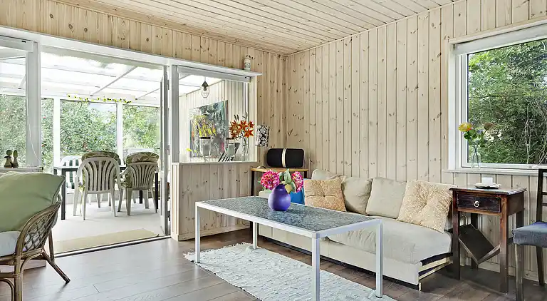 Idyllisches Ferienhaus 600 Meter zum Sandstrand