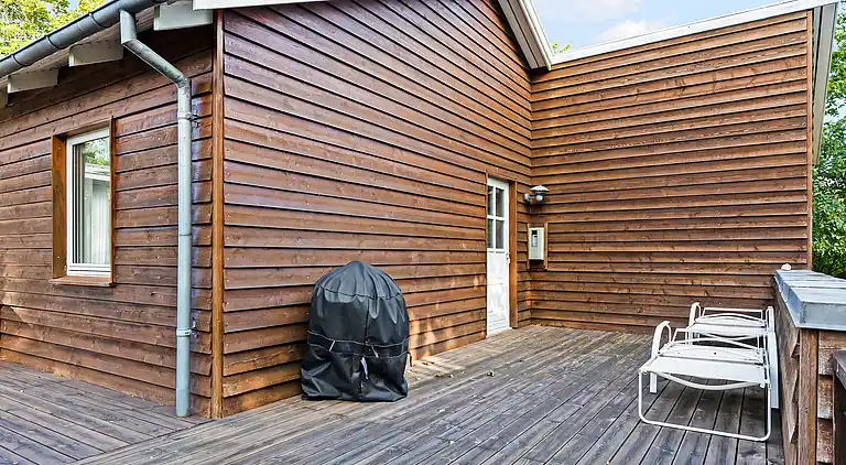 Idyllisches Ferienhaus 600 Meter zum Sandstrand