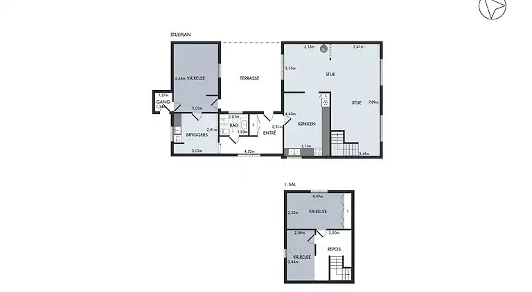 Gemütliches Ferienhaus auf Nordbornholm