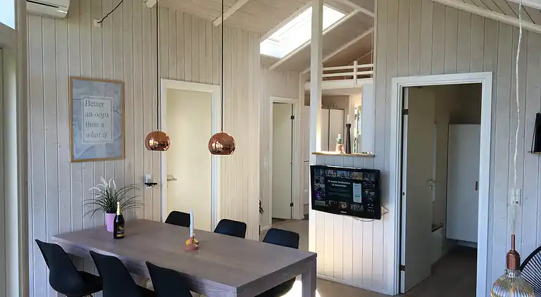Hütte in Grønninghoved mit Blick