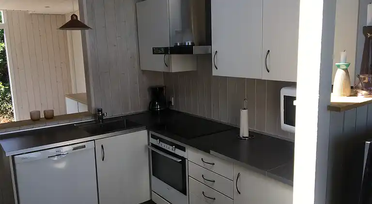 Hütte in Grønninghoved mit Blick