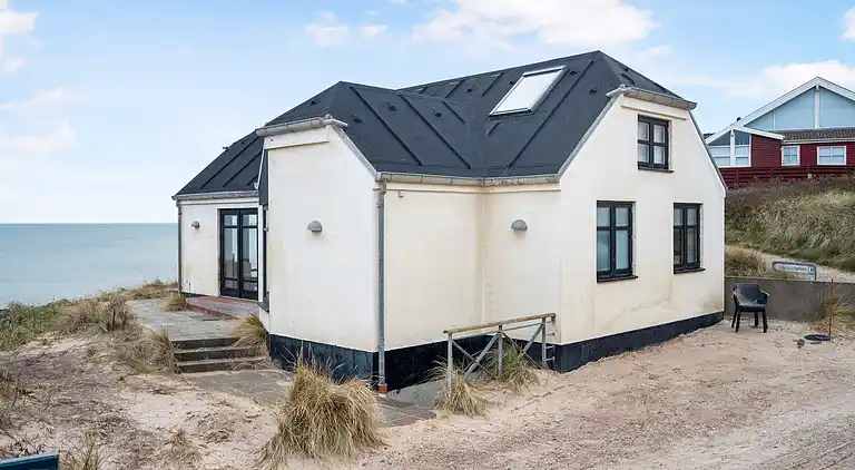 Ferienhaus mit Panoramablick zum Strand