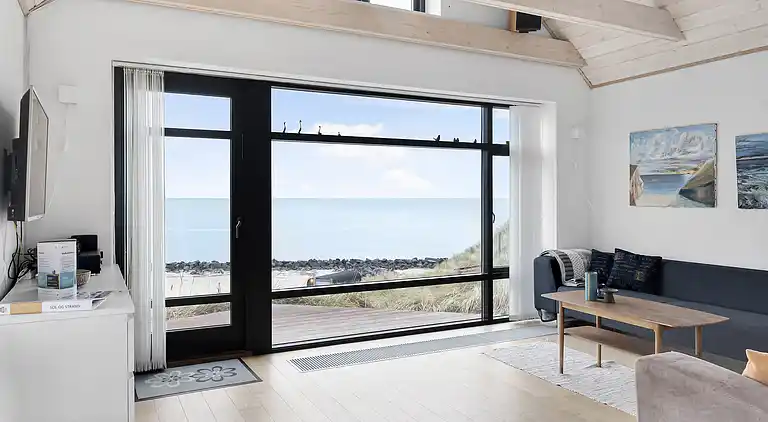 Ferienhaus mit Panoramablick zum Strand