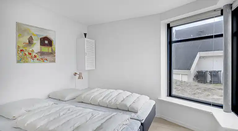 Ferienhaus mit Panoramablick zum Strand