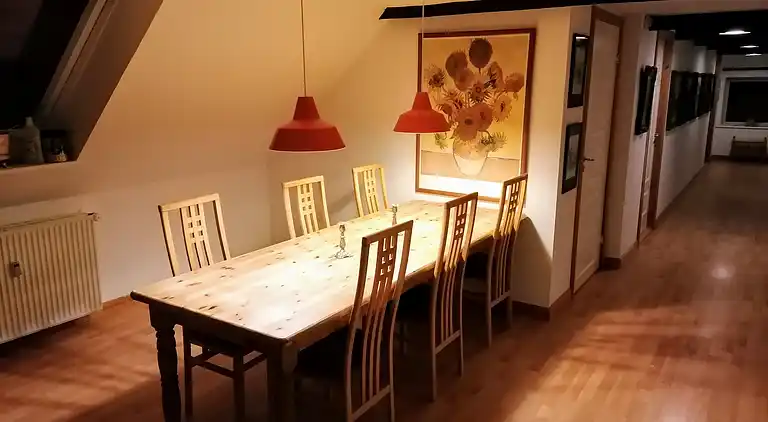 Große Ferienwohnung mit Meerblick in Strandnähe