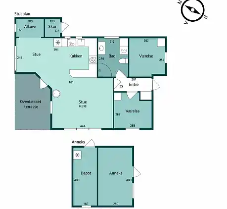 Vakantiehuis dicht bij het strand van Marielyst
