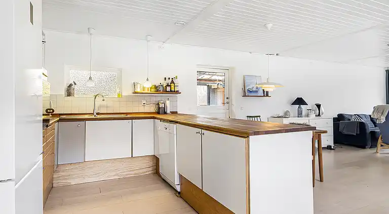 Sommerhus nær vand, skov og Møns Klint