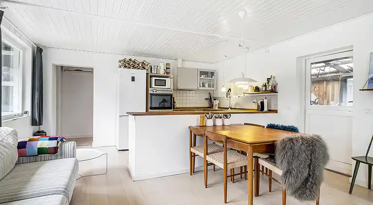 Sommerhus nær vand, skov og Møns Klint