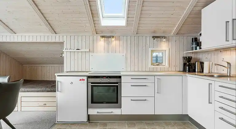 1. række med panoramaudsigt over Tørresø Strand