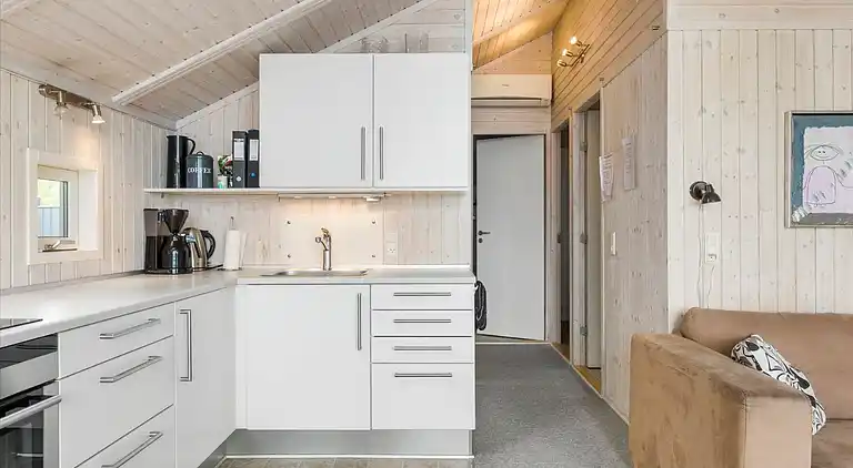 1. række med panoramaudsigt over Tørresø Strand