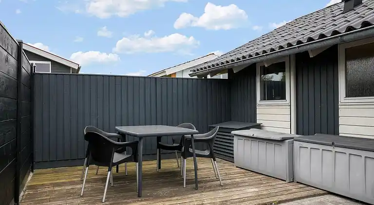 1. række med panoramaudsigt over Tørresø Strand