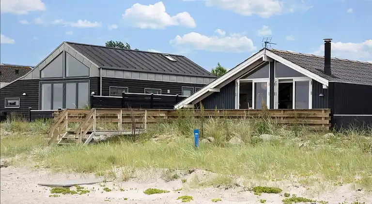1. række med panoramaudsigt over Tørresø Strand