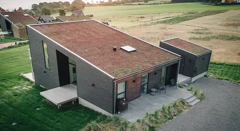 Nybygget sommerhus med havudsigt