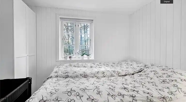 Ferienhaus mitten im Wald, nah am Wasser.