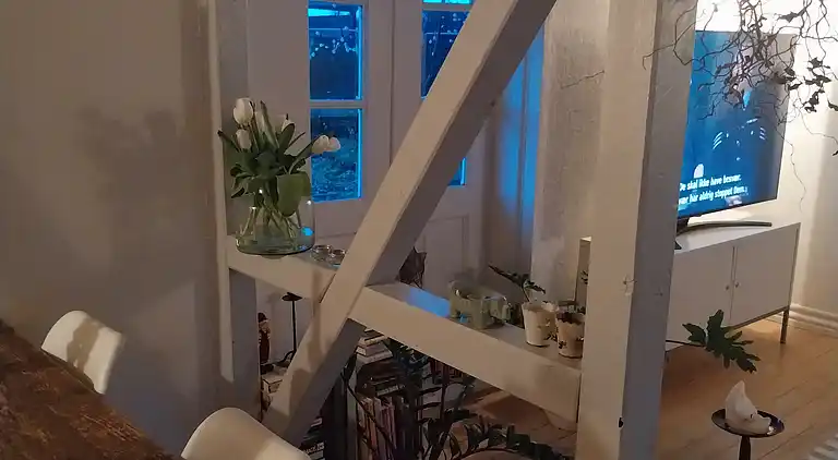 Hyggeligt hus på landet  i roligt område.