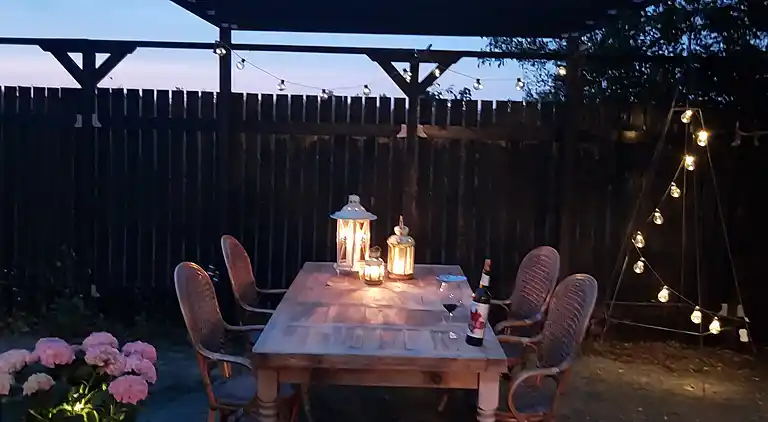 Hyggeligt hus på landet  i roligt område.