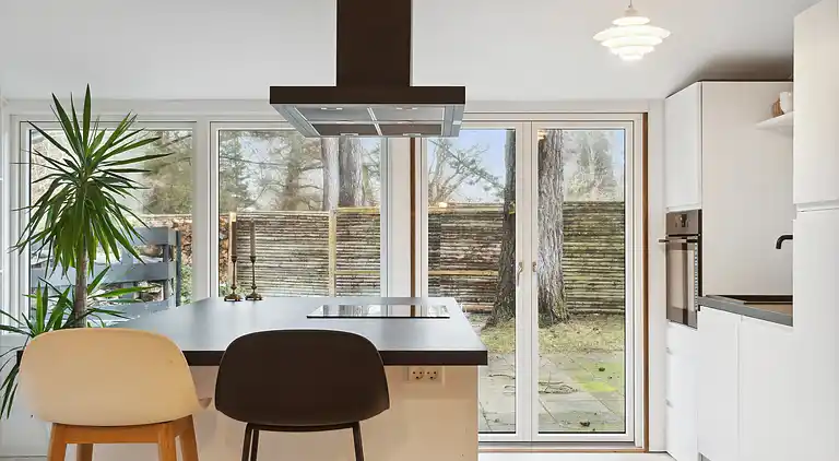 Afslappende fristed i eftertragtet område