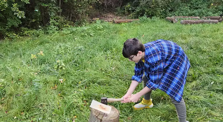 Charmantes, älteres Ferienhaus in der Natur