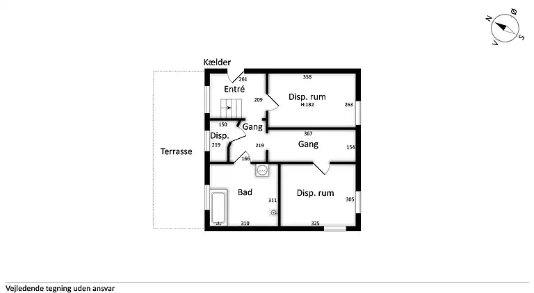 Hyggeligt og ældre sommerhus i Asaa