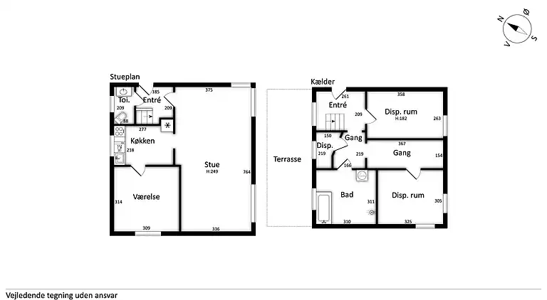 Hyggeligt og ældre sommerhus i Asaa