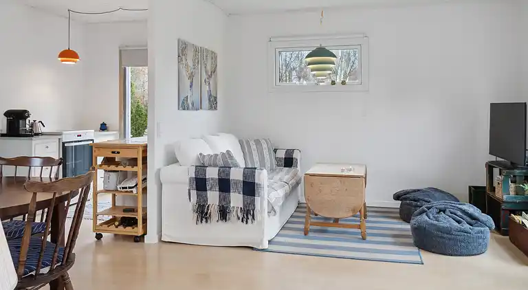 Hyggeligt sommerhus nær skønne hvide sandstrande 