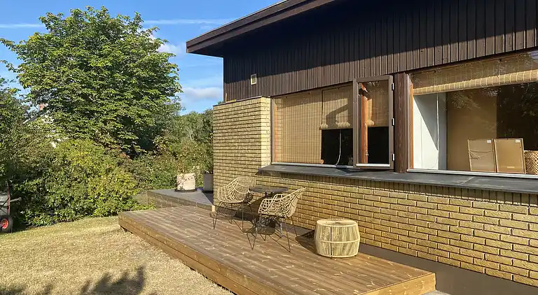 Sommerhus 400 meter fra vandet og havn