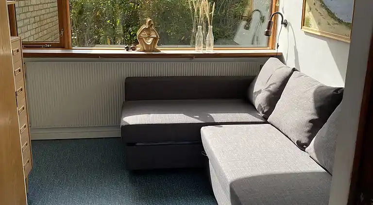 Sommerhus 400 meter fra vandet og havn