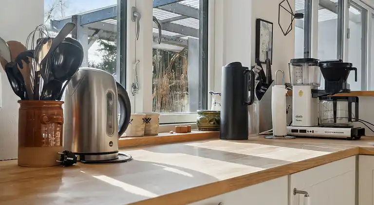 Feriehus med flott utsikt over havet og Bogø