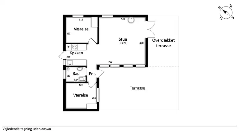 Charmerende sommerhus i Rågeleje