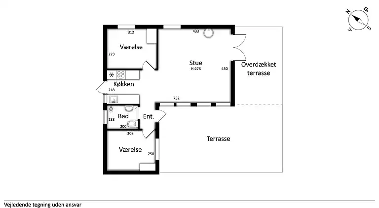 Charmerende sommerhus i Rågeleje
