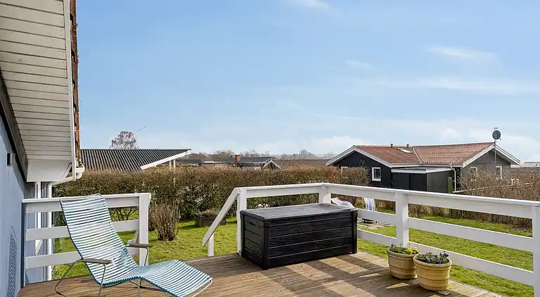 Ferienhaus mit Sauna in der Nähe von Følle Strand