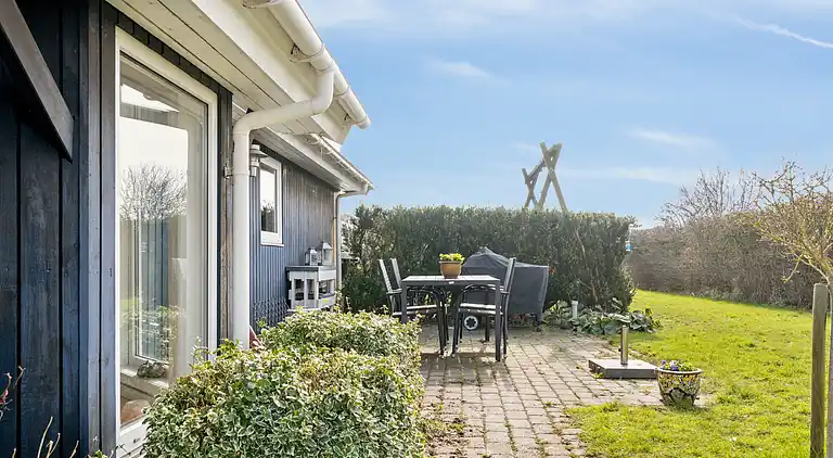 Ferienhaus mit Sauna in der Nähe von Følle Strand