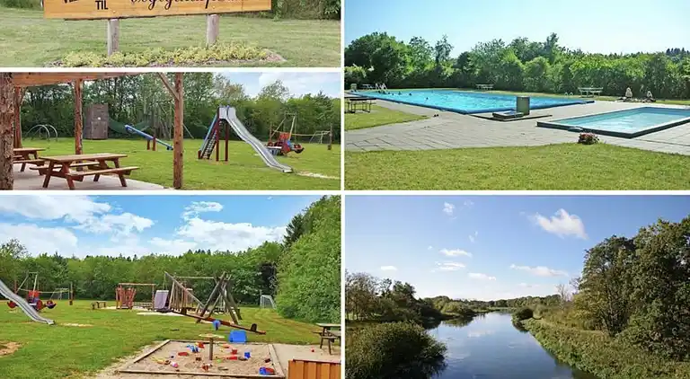 Skønt  feriehus. Spa/sauna,biloplader,Gudenå