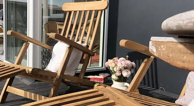 Charmantes Ferienhaus in der Stadt am Strand