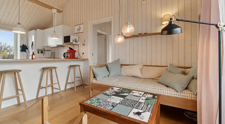 Modernes ganzjährig isoliertes Haus mit allem.