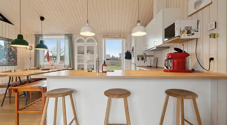 Modernes ganzjährig isoliertes Haus mit allem.